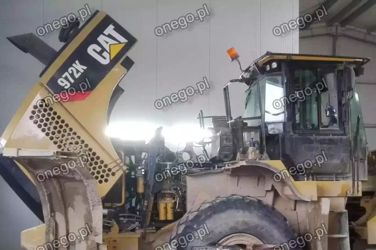 CAT 972K loader - DPF removal