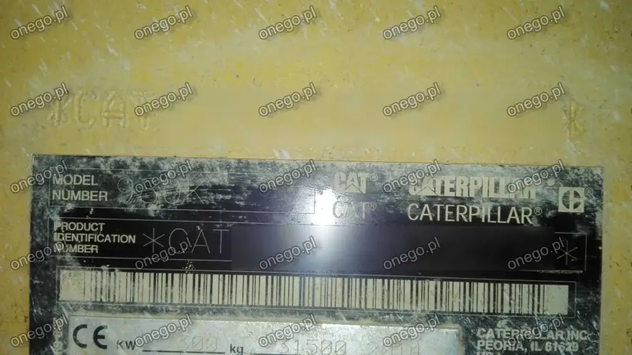 CAT 980K - engine nameplate