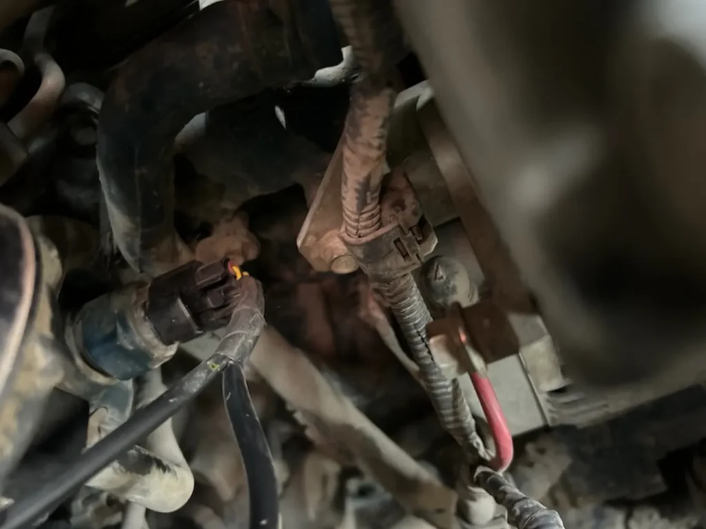 Kubota emulator common rail adapter connection on diesel engine